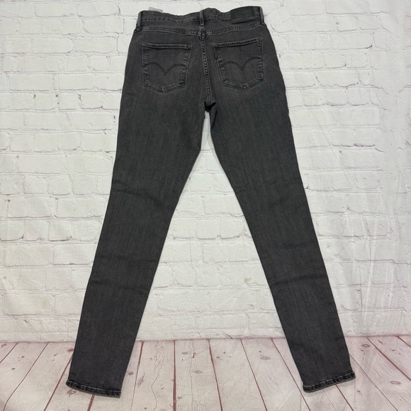 Levi’s 721 Women’s high rise skinny stretchy jeans in charcoal grey size 28 EuC - Picture 4 of 15